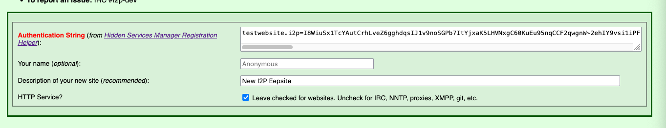 stats.i2p Domain Registration