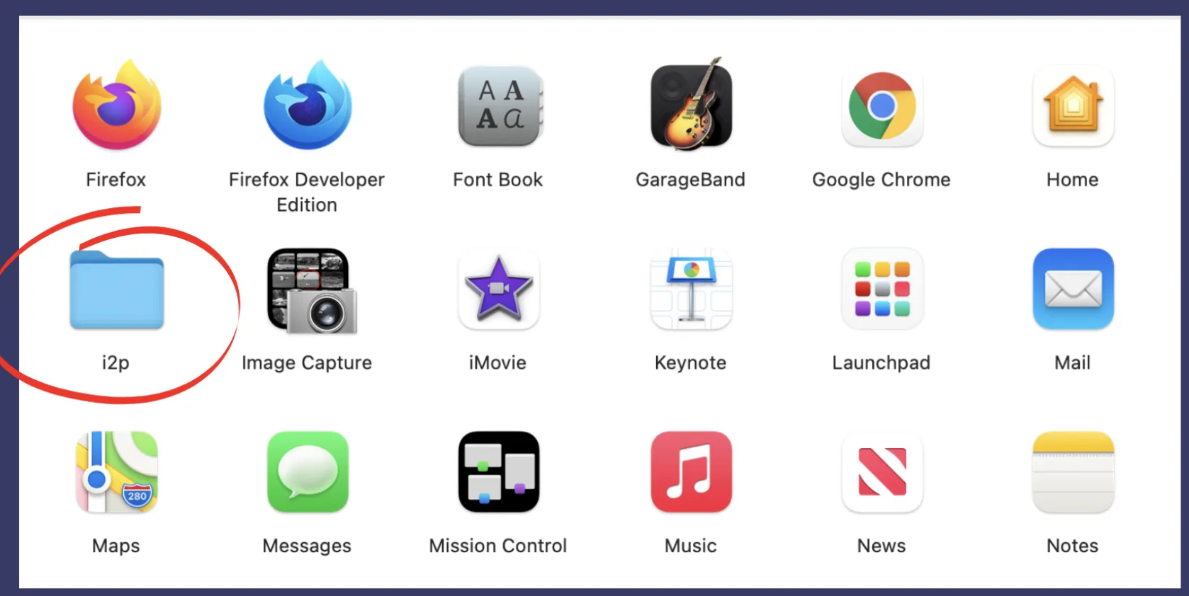 Open the Applications folder