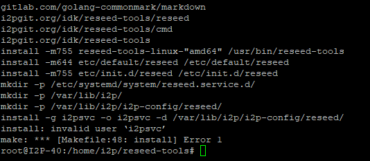 Installation of required packages