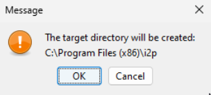 Directory Creation Popup