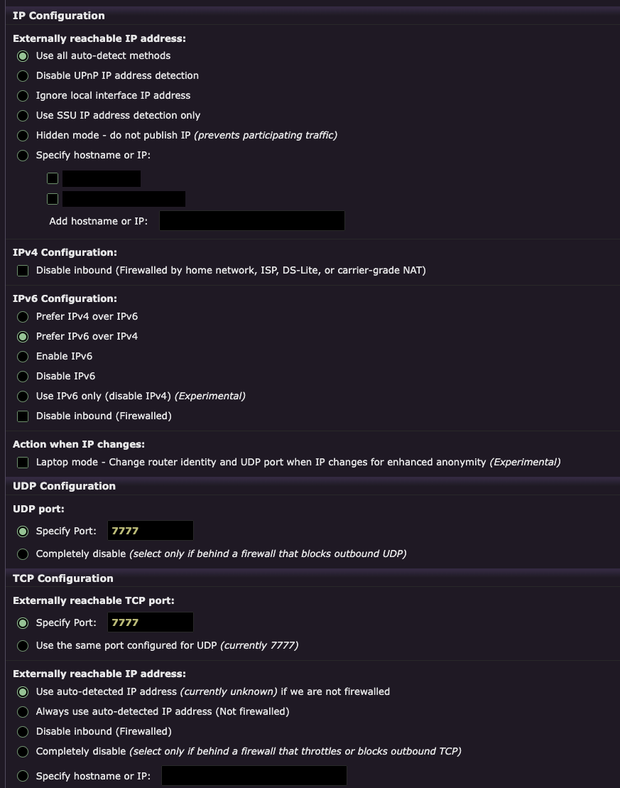 Router Console Network Configuration