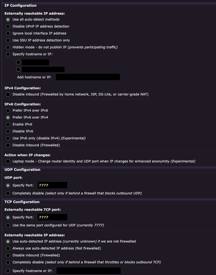 Router Console Network Configuration