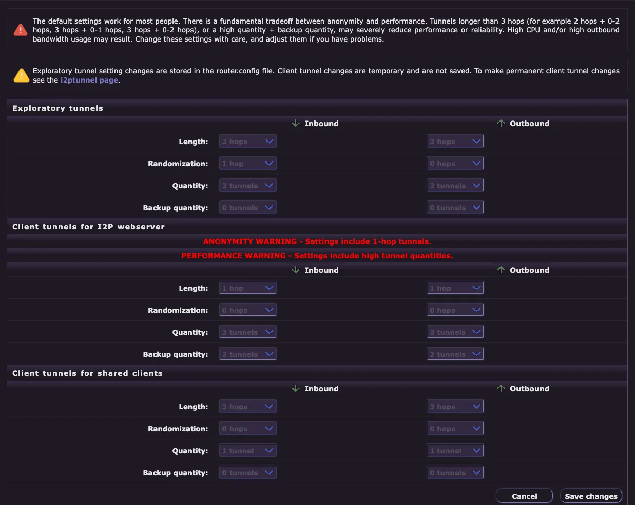 Router Console Tunnel Configuration